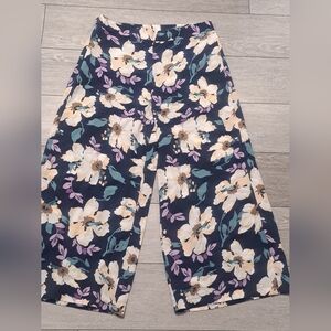 Brand New Plus Size Floral Wide-Leg Pants